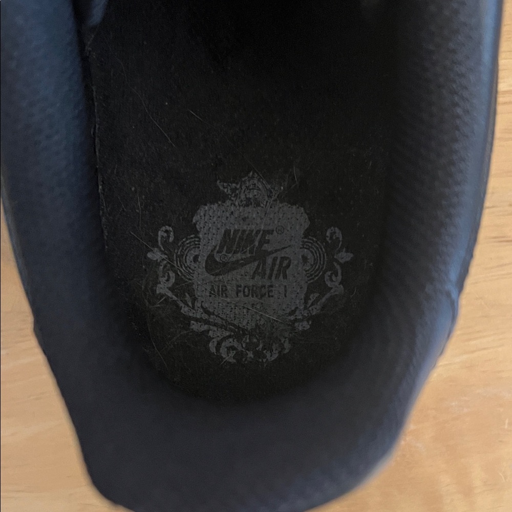 Nike Air Force One Black Sneakers - Picture 7 of 13